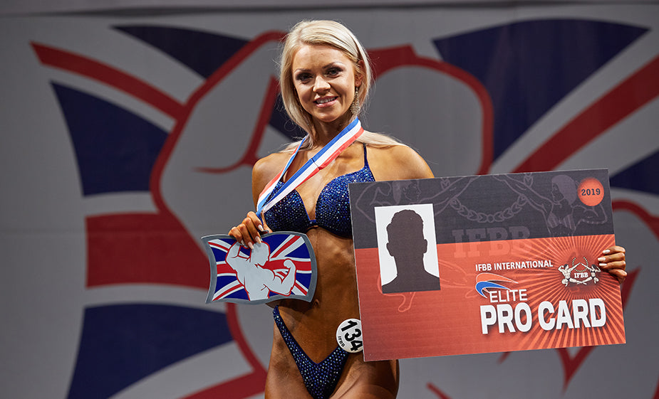 Ashleigh Wins the IFBB English Grand Prix